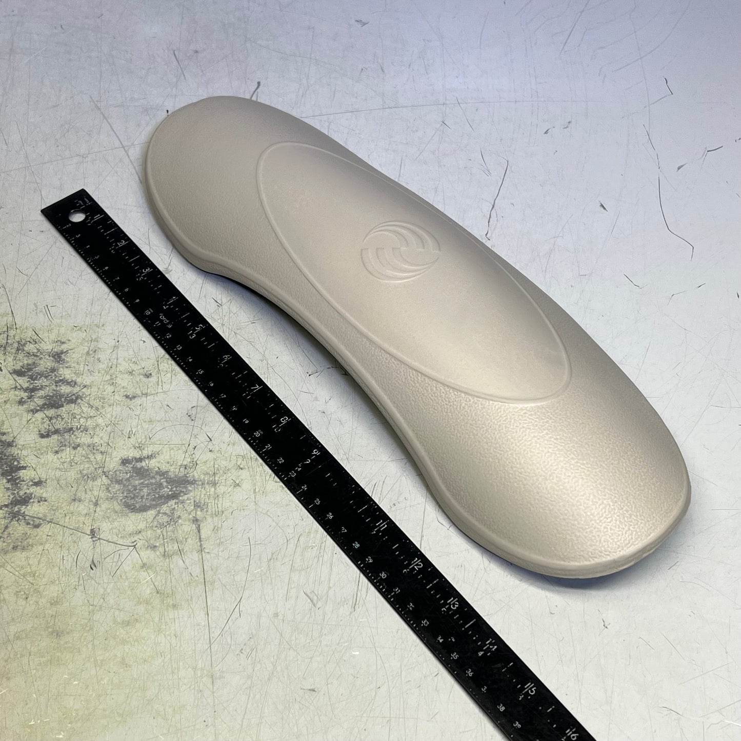 WATKINS WELLNESS Hot Spring Replacement Pillow For Spa 15"x5" Warm Grey 74316