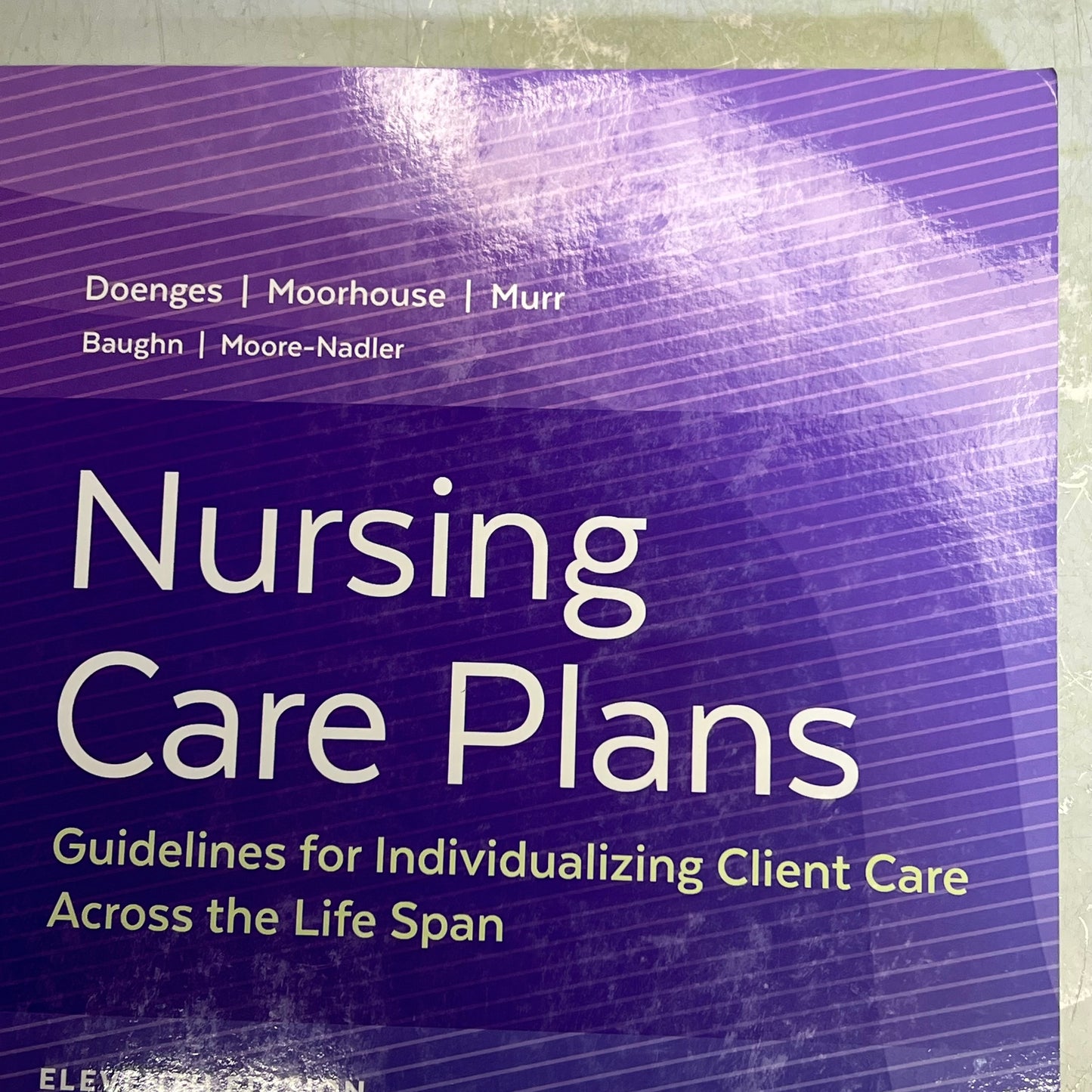 NURSING CARE PLANS 11TH EDITION Step-By-Step Paperback Book Marilynn E Doenges