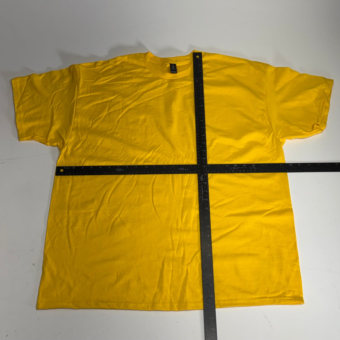 ZA@ GILDEN (12 PACK) Unisex Heavy Cotton T-shirts Short Sleeve Unisex Sz 2XL Yellow