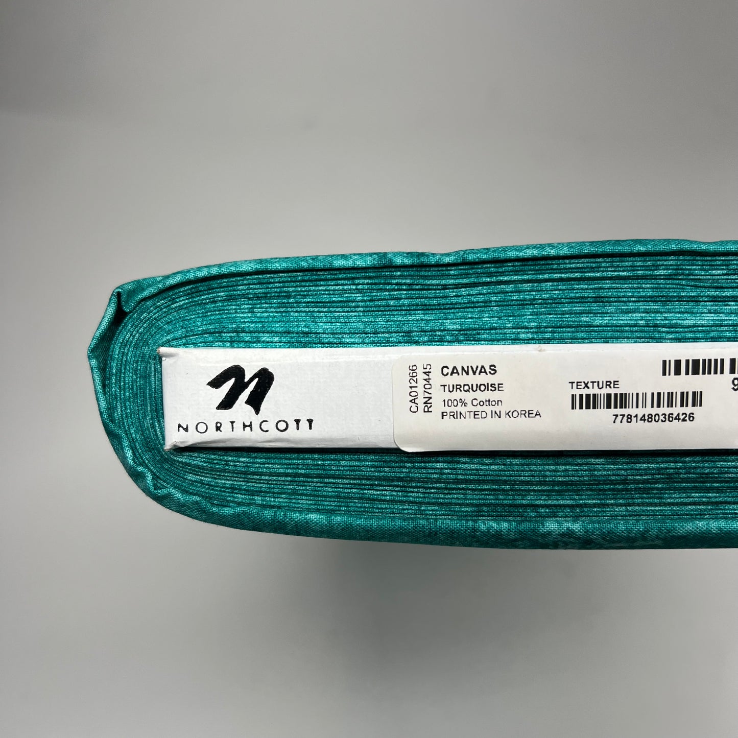 NORTHCOTT Canvas Textured Basics Fabric Tonal Print 15 Yds Turquoise 9030-62
