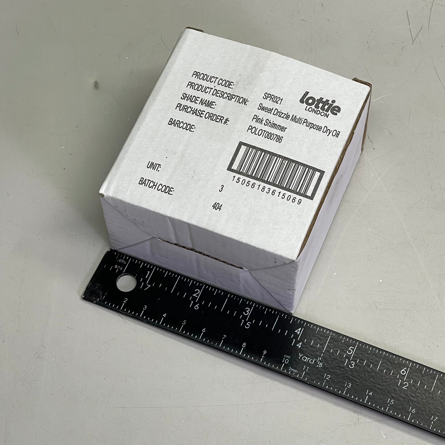 ZA@ LOTTIE LONDON (3 PACK) Sweet Drizzle Body Oil 1.69 fl oz "Pink Shimmer" SPR021 B