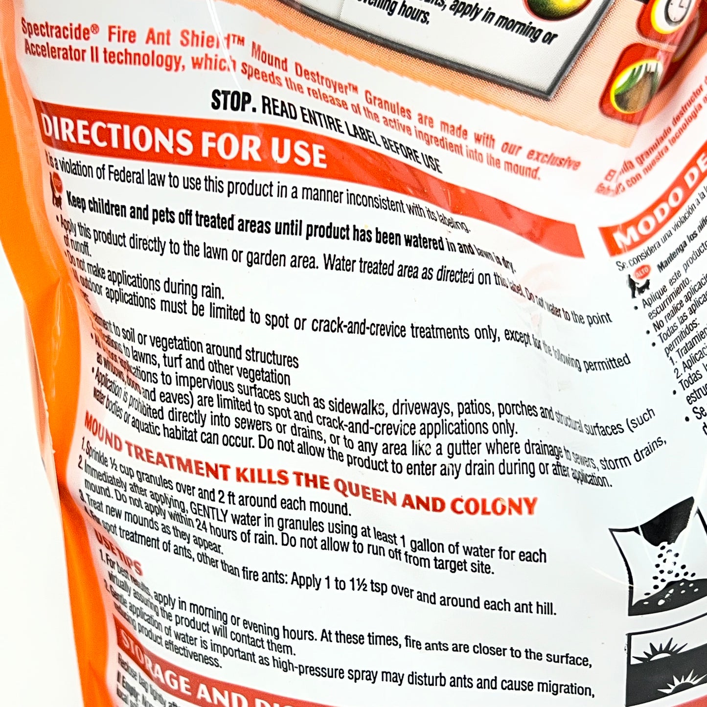 ZA@ SPECTRACIDE (3 PACK) Fire Ant Shield Mound Destroyer Granules 3.5lb HG-96470