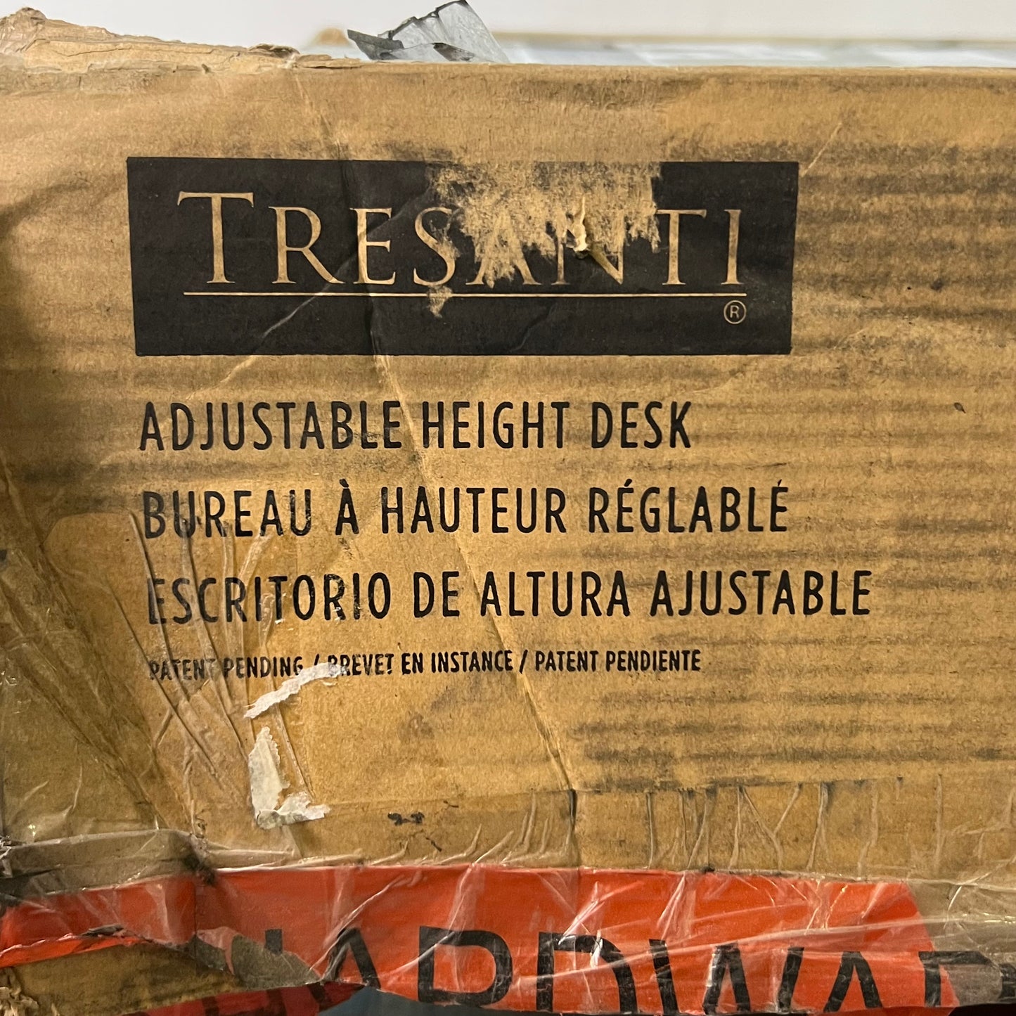 TRESANTI Adjustable Height Desk Sz 20.4-47" H x 23.7" W x 47.3" L 0DP720-D908