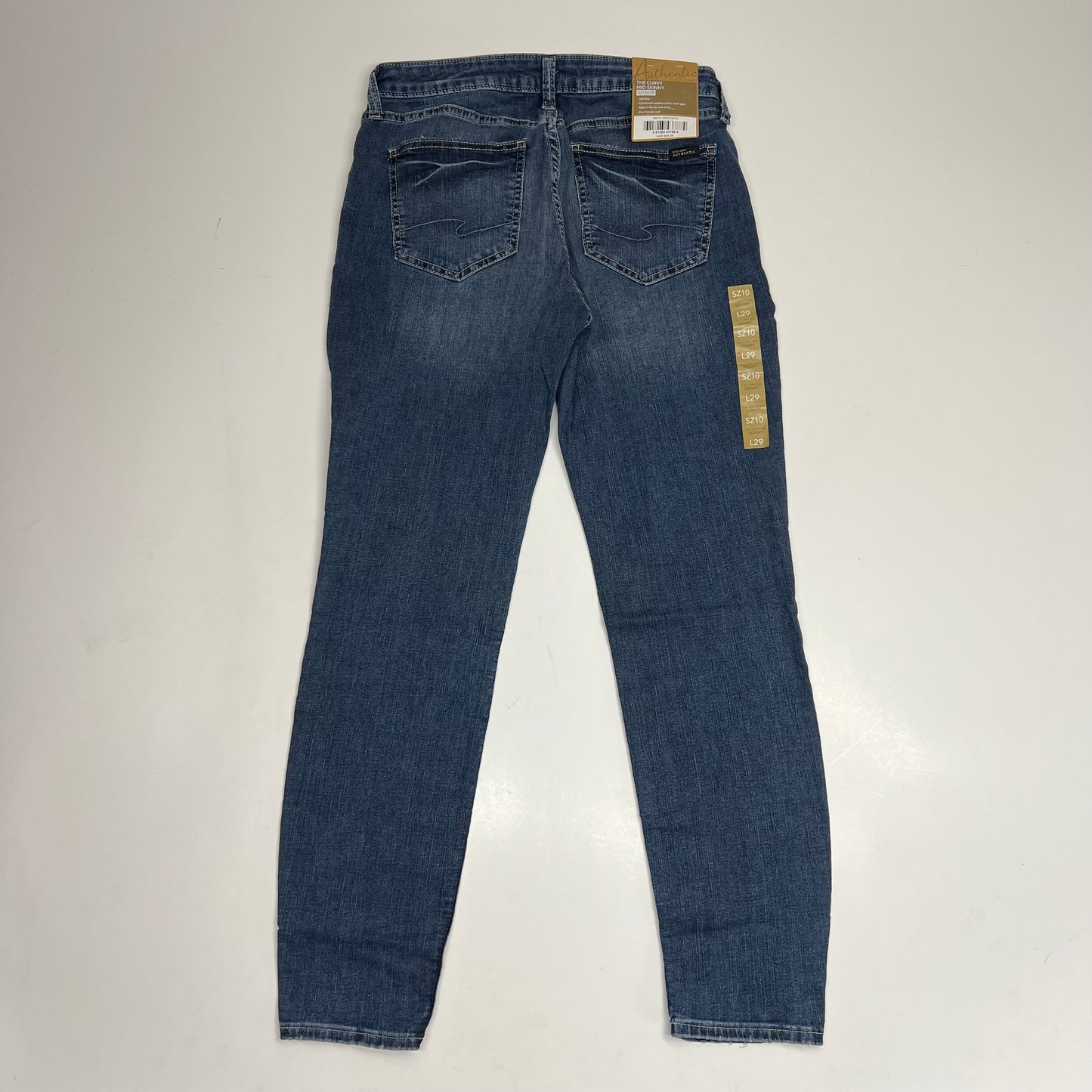 JAG The Curvy Mid Skinny Jeans Women's Sz 10/L29 Medium Wash LA93101AU312