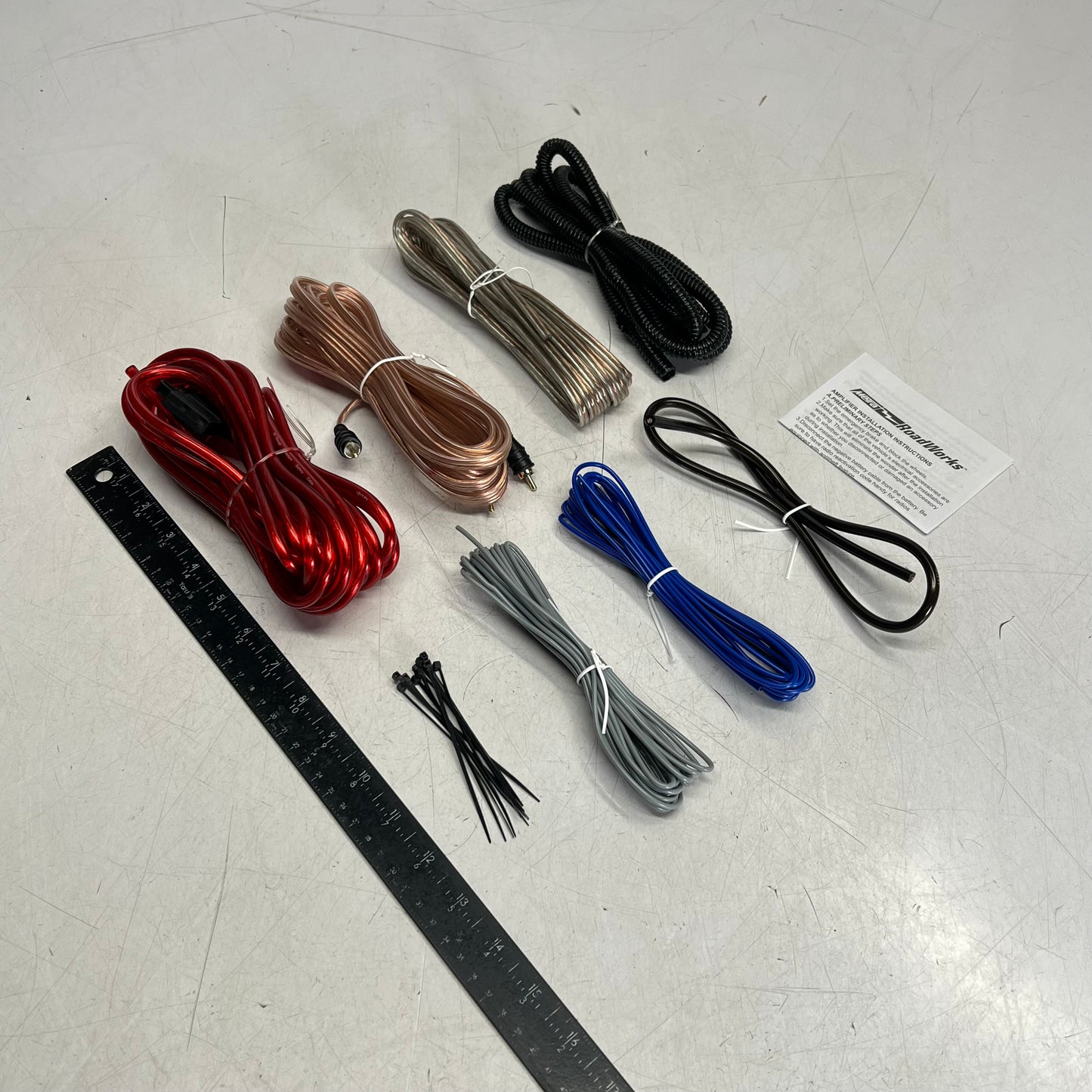 METRA Vehicle Installation Amp Kit 10 Gauge 200 W Power Handling 17'  BY-AK20
