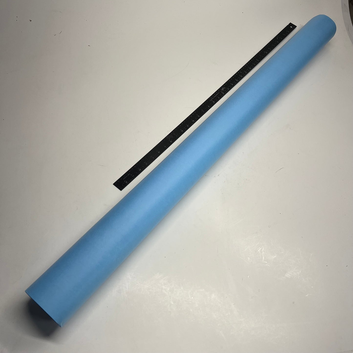 ART KRAFT Duo-finish Paper Rolls Heavy Weight  48"x200' Sky Blue P0067154