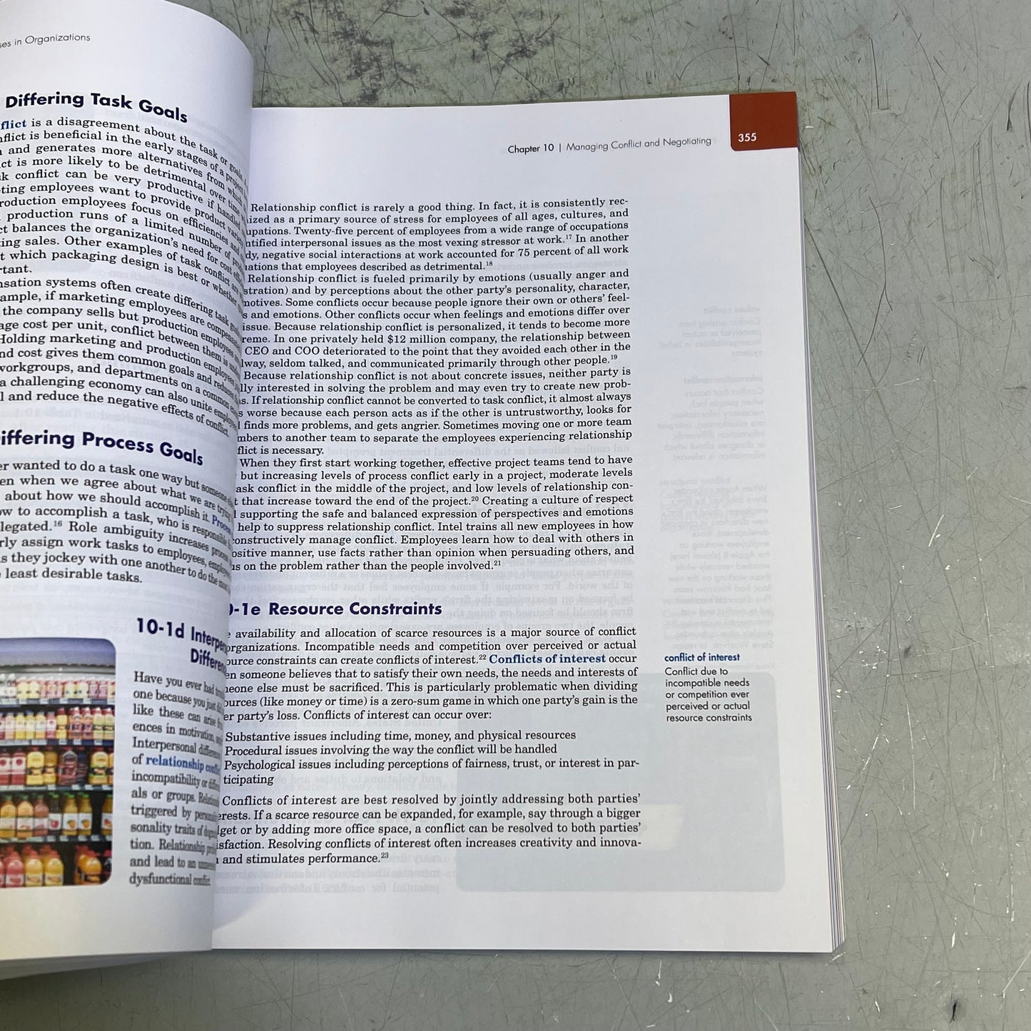 ORGANIZATIONAL BEHAVIOR Managing People & Organizations Paperback Book (As-is)