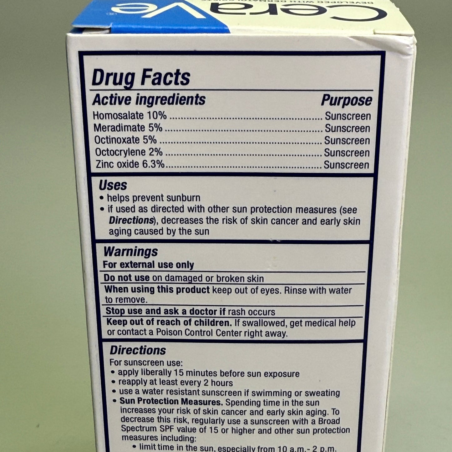 CERAVE (2 PACK, 3 oz Each) AM + PM Facial Moisturizing Lotion w/ SPF 30 BB 01/27