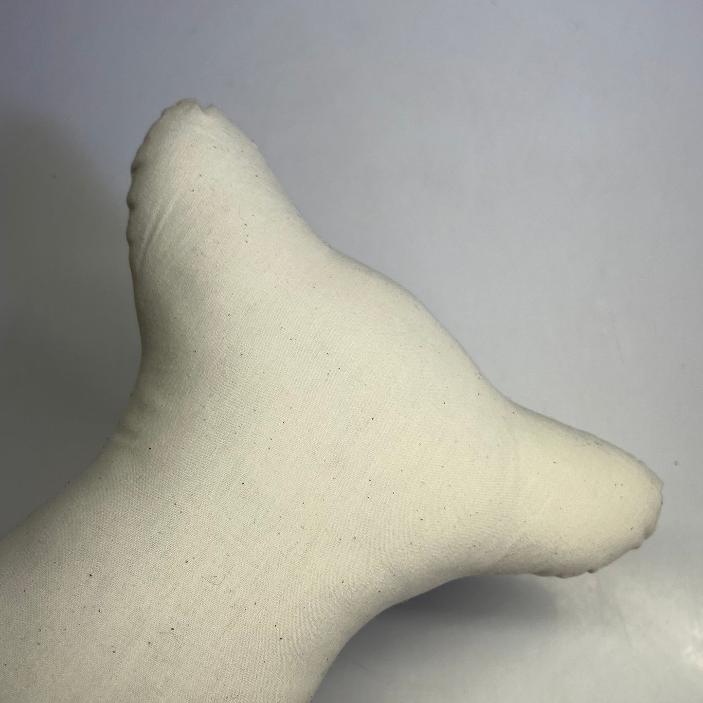 BRODERPRESS Hand Silkscreened Contoured Chihuahua Pillow 15"x9" Black & White