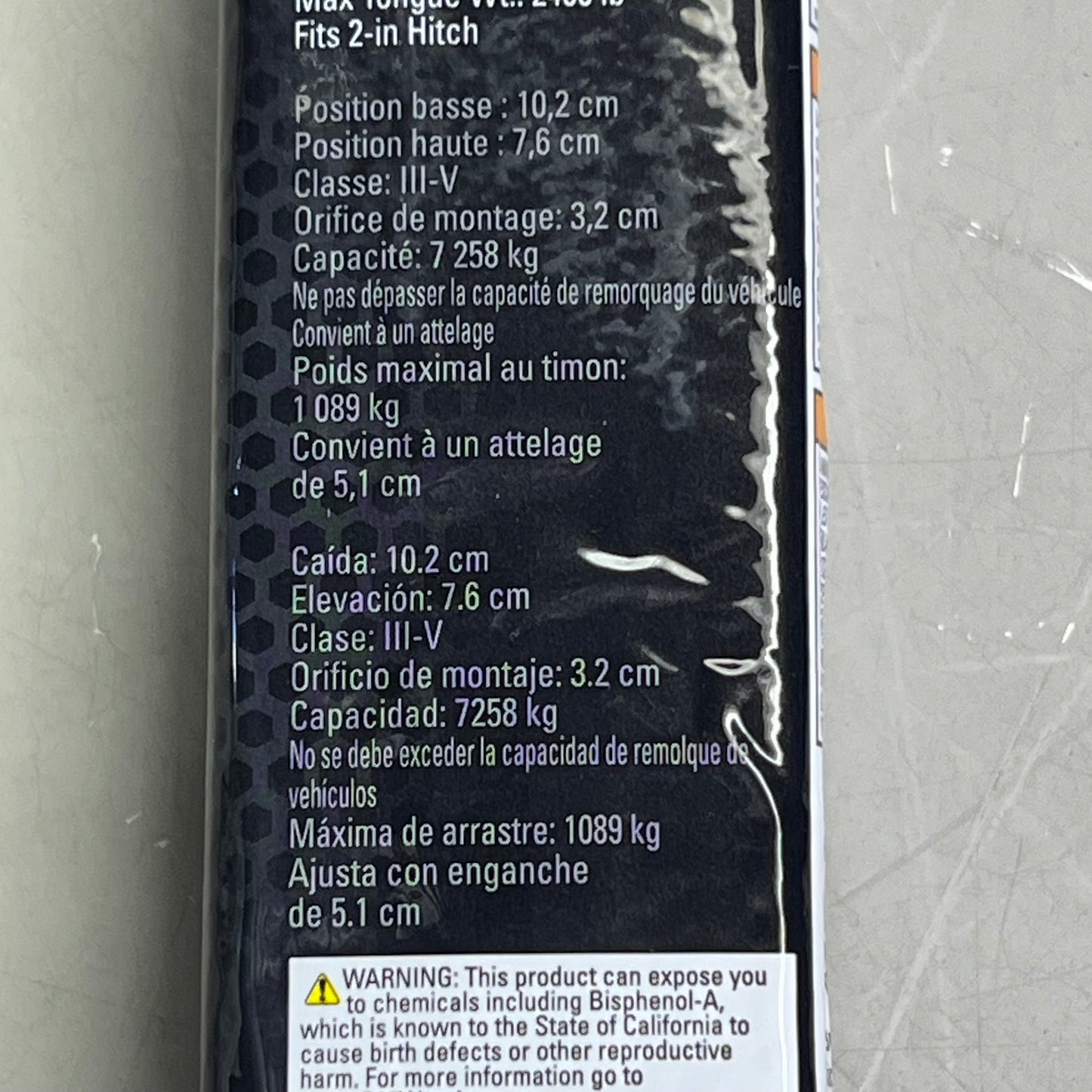 REESE TOWPOWER Trailer Hitch Ball Mount 4" Drop 2" Raise 16,000 lbs Cap 21331