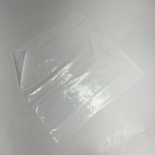 ZA@ MAINETTI  (300 PACK) Single Die Plastic Bags W/ Handle 18x18x5" White