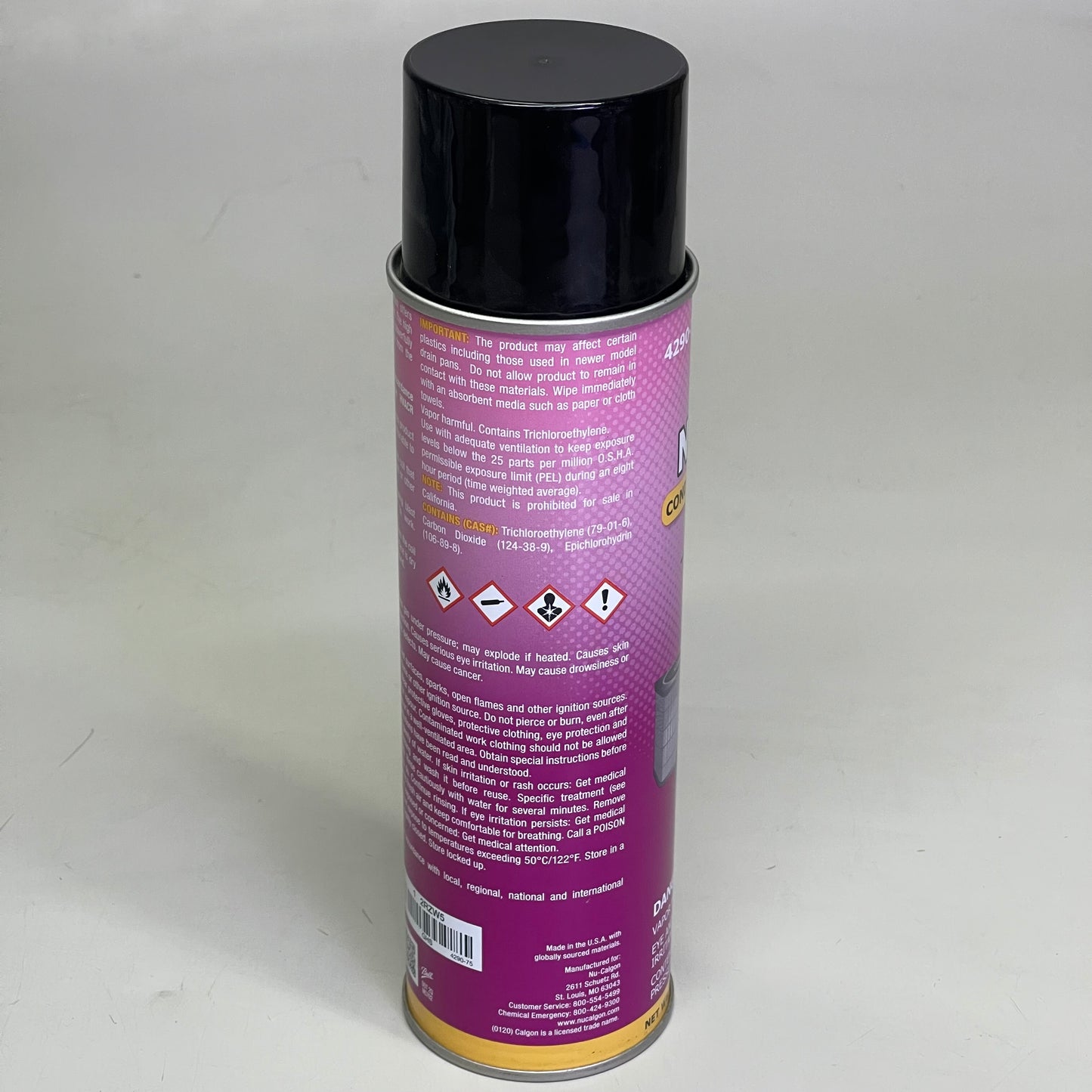 NU-CALGON (2 PACK) Nu-Blast Condenser Coil Cleaner 18 oz 2RZW5