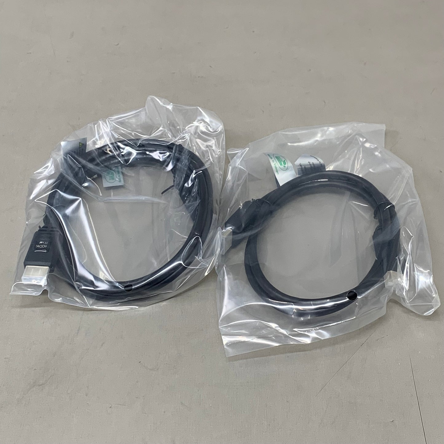 MONSTER (2 Pack) 4K Ultra HDMI Cables w/ Ethernet 3ft,6ft Black 140054-00, 140053-00