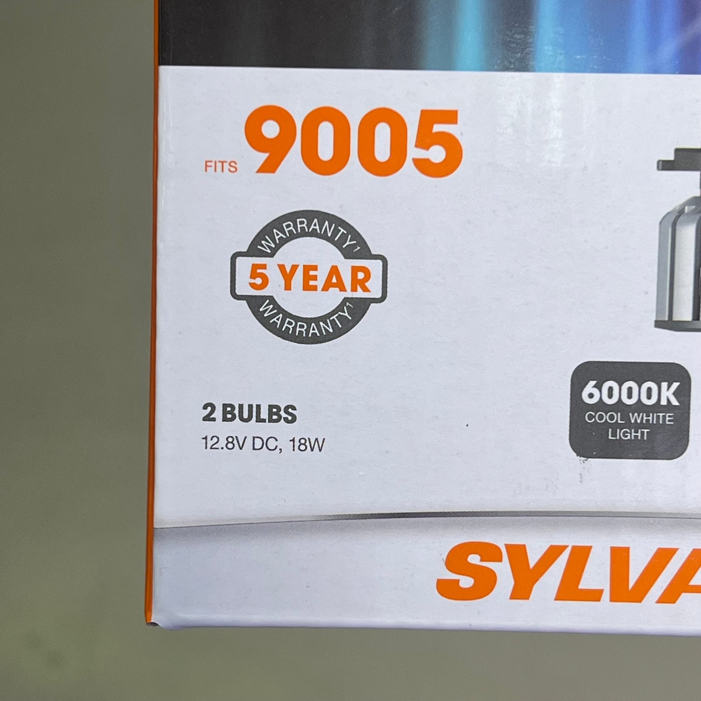 SYLVANIA (2 PACK)LED Fog & Powersports Bulb 12.8V DC 6000K Cool White 9005SL.BX2