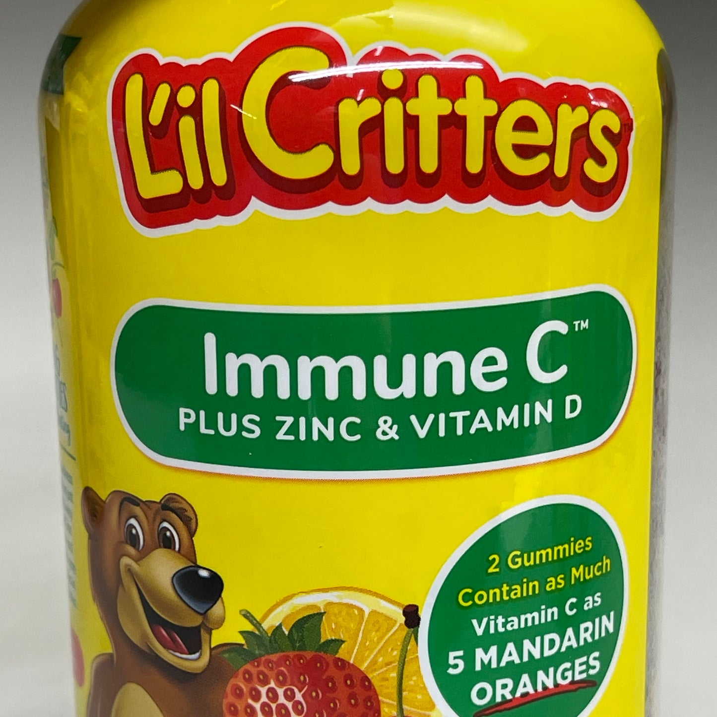 ZA@ LIL CRITTERS 3-PACK! Immune C Gummies for Everyday Health 190 Gummies BB 04/24