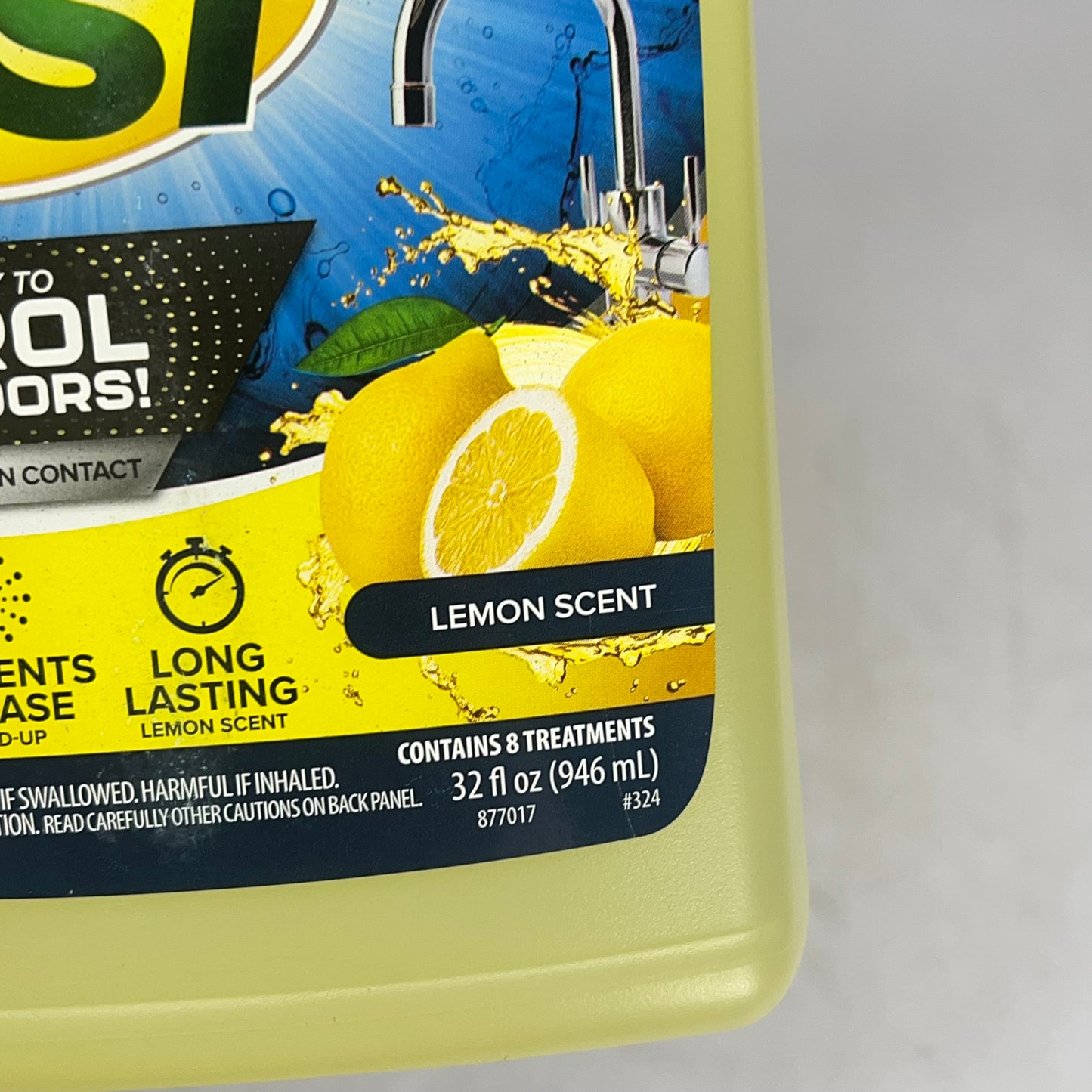 CAMCO (4 PACK) Tst Grey Water Control Rv Sink Odors Lemon Scent 32 fl oz 40252