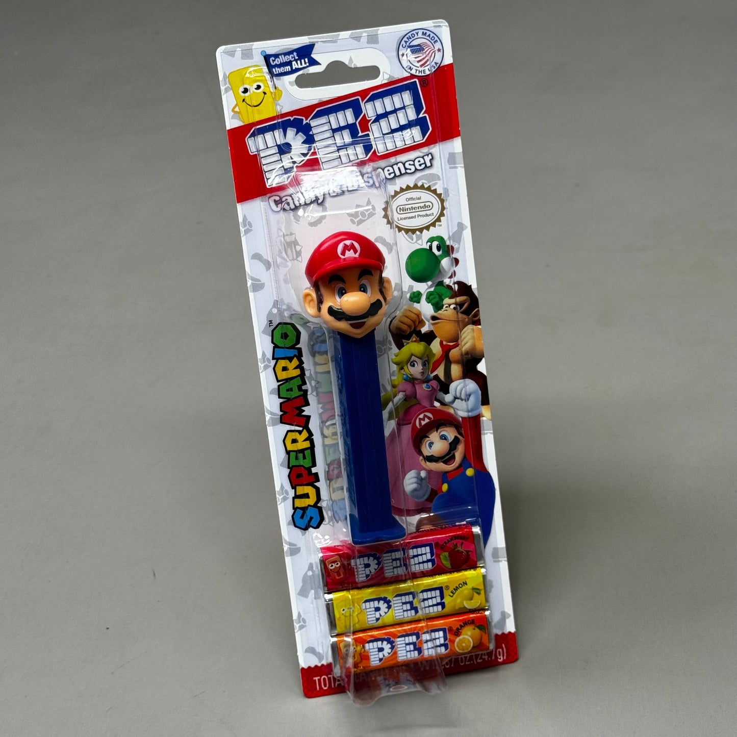 PEZ (12 PACK) Candy&Dispenser Variety of Characters 3 Candy Rolls BB 6/29 079503