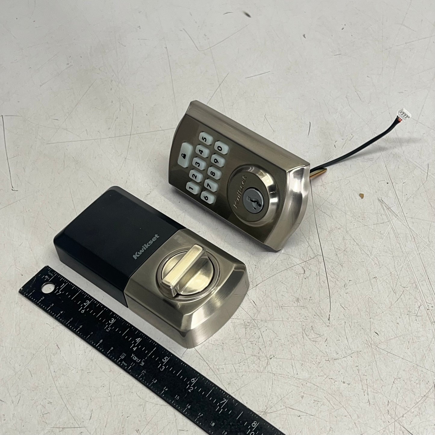 KWIKSET 260 Smartcode Traditional Electronic Deadbolt Satin Nickel 992600-002
