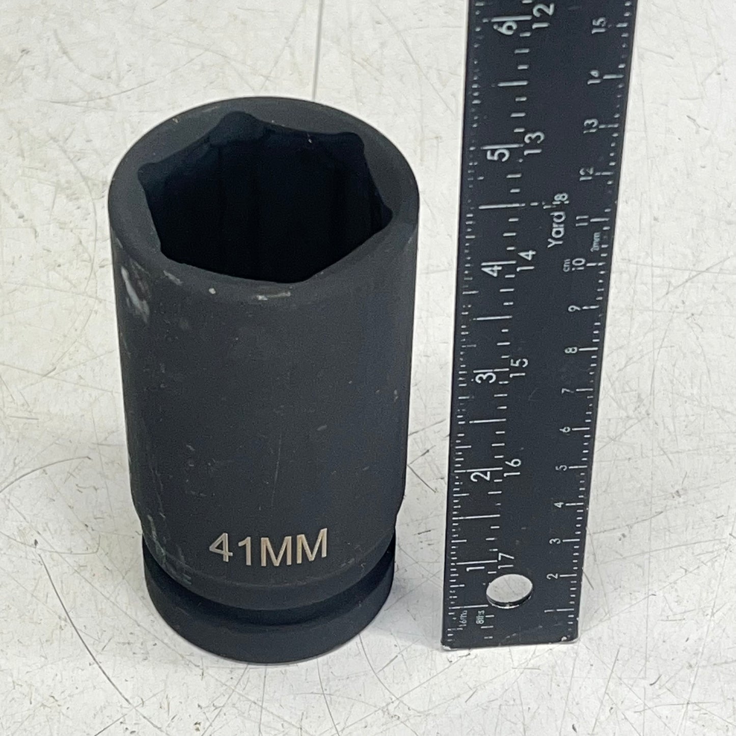 ASCOT CR-MO  Alloy Steel Deep Thin-wall Impact Socket 1" Drive x 41mm 3041MDT