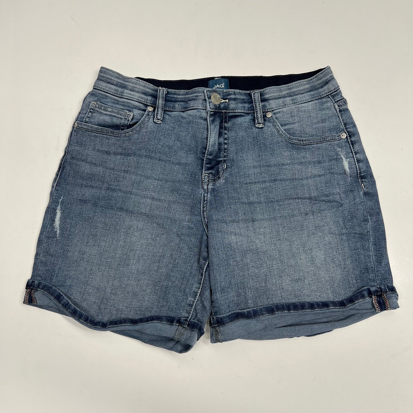 ZA@ SILVER JEANS CO. Alex Boyfriend Short Women's Sz 6/5 Light Wash J5124ECF209