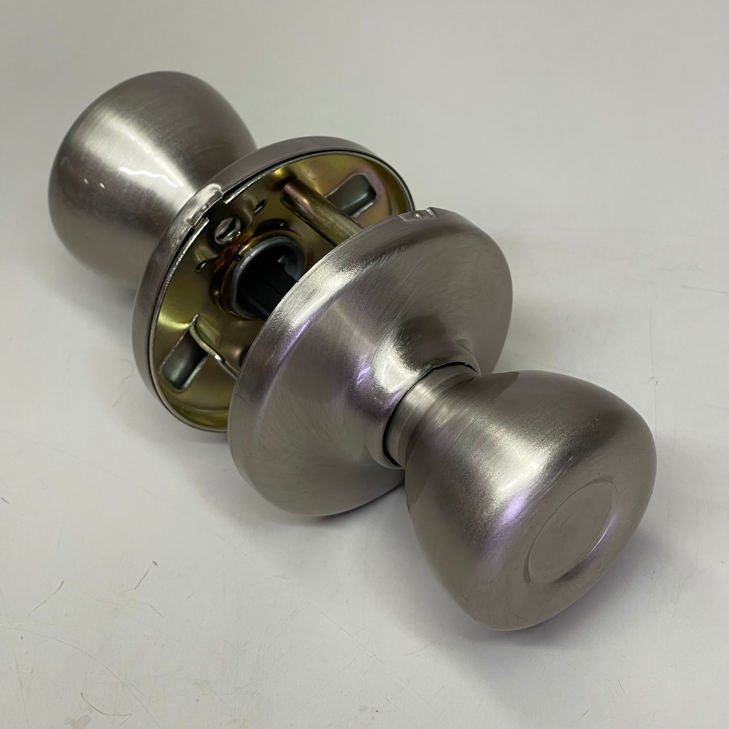 KWIKSET Hall & Closet Tylo Passage Door Knob Satin Nickel 92001-508