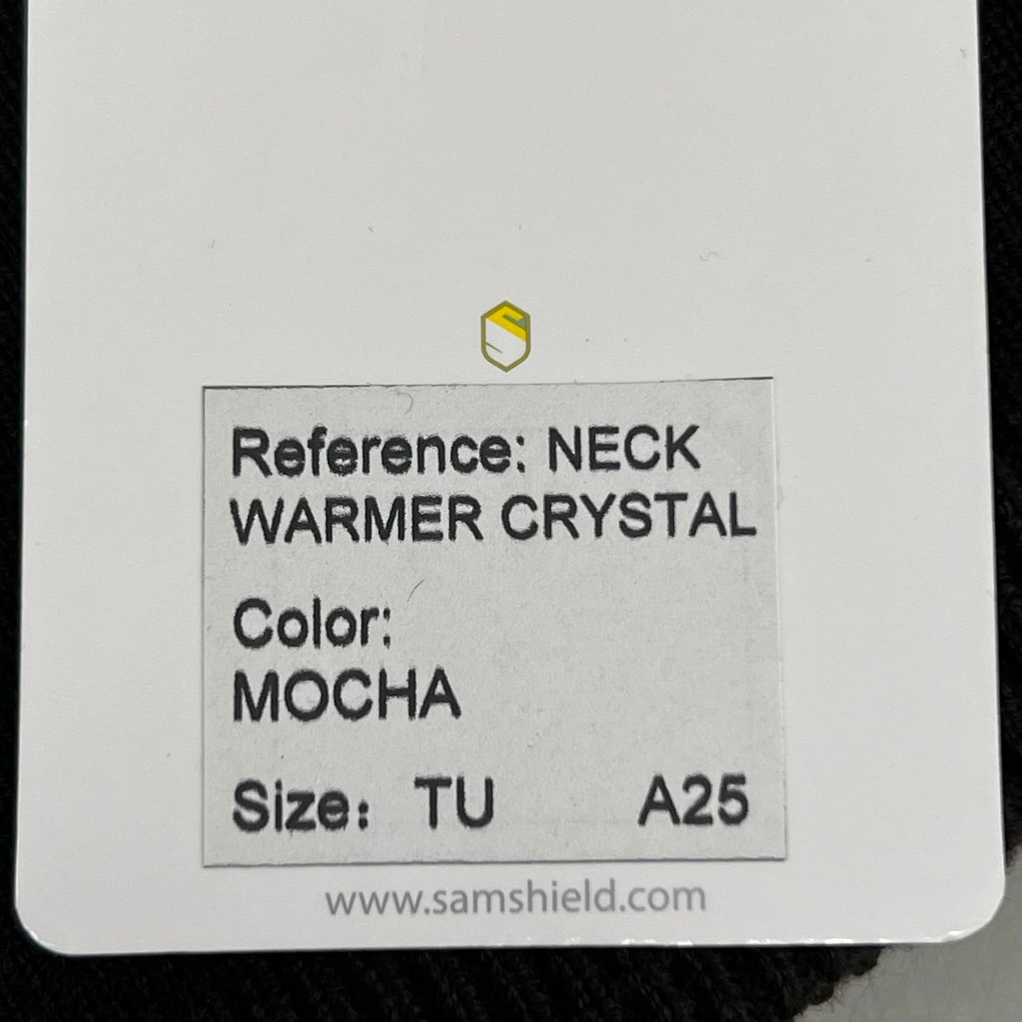 SAMSHIELD Equestrian Neck Warmer Women's Crystal Fits All Mocha