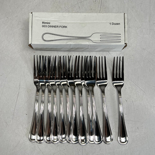 GENWARE (2 PACK, 12 EACH) Rimini Fork Mirror Finish 18/10 SS 003 TF-RM