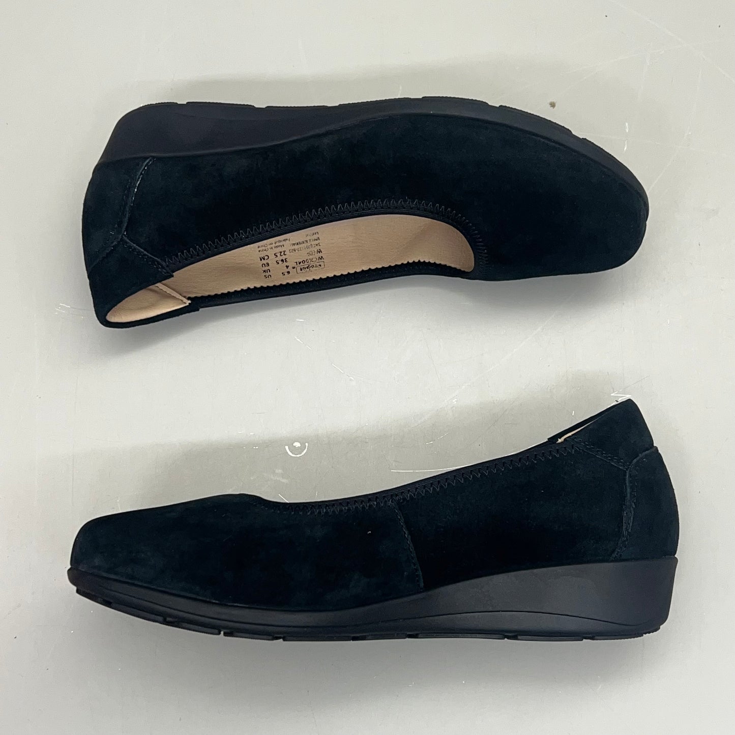 PROPET Yara Slip-On Cushioned Orthotic Comfort Womens Sz 6.5 Black Suede WCX004L