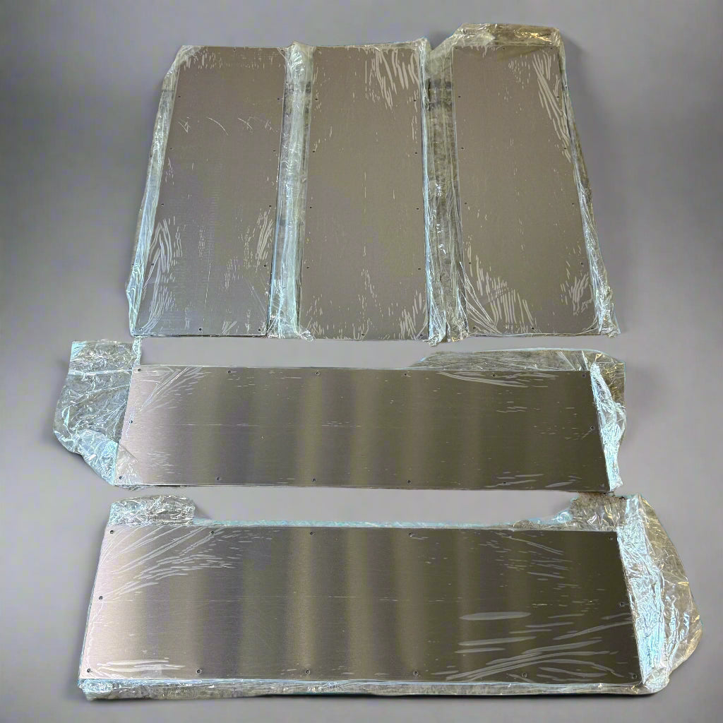 ALLEGION (5 PACK) Stainless Steel Kick Plate 8400 10" x 34" Grey US32D