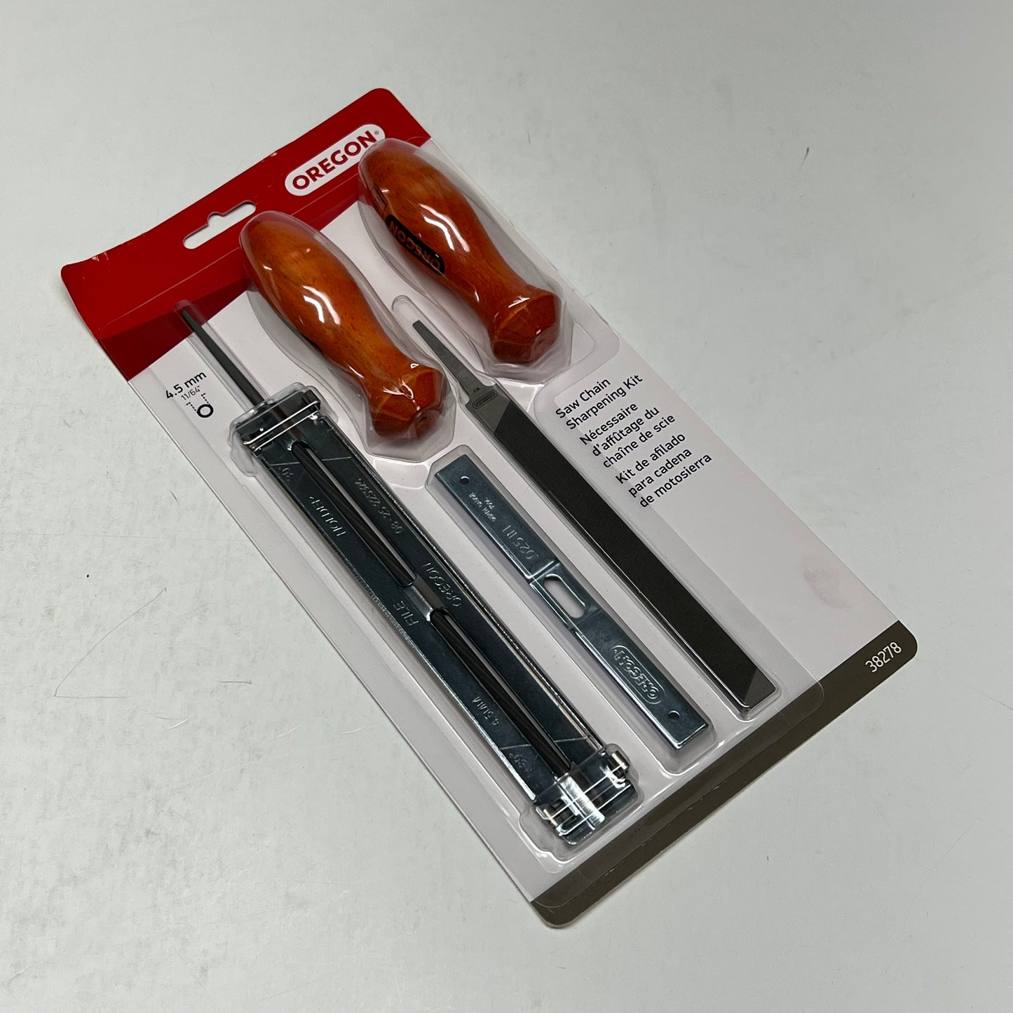 OREGON  Chain Sharpening Kit W/ Needed Components 4.5mm Wood/Silver 38278