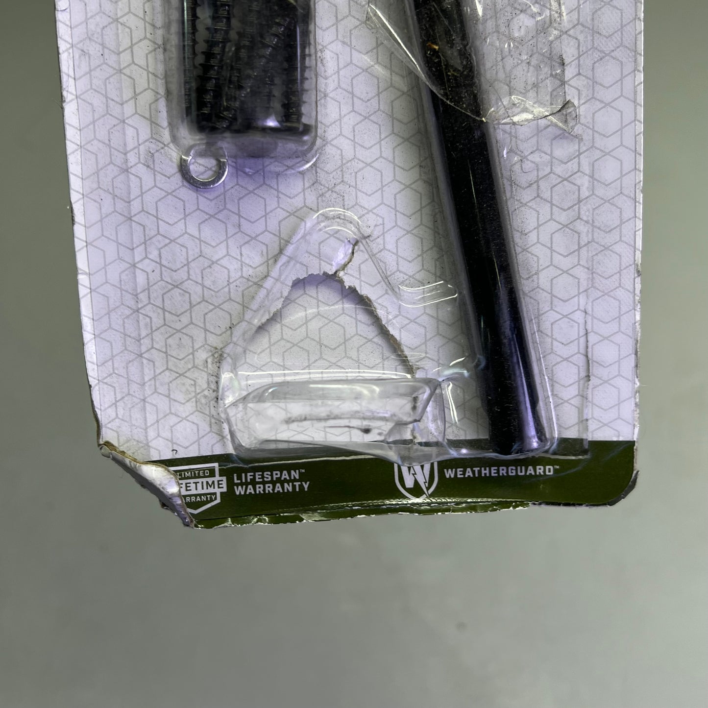 ZA@ NATIONAL HARDWARE Cane Bolt Gate Latch 1/2" x 18" Black N177-188