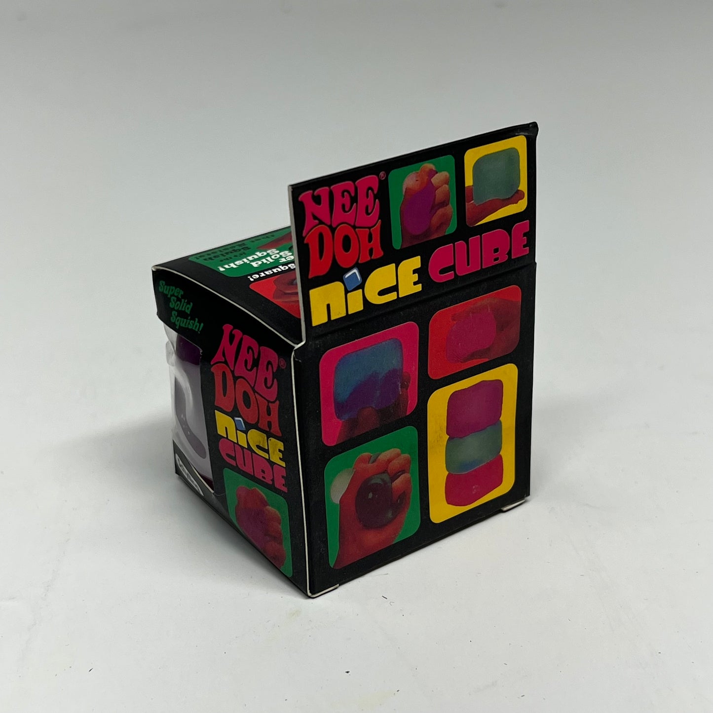 NEE DOH (2 PACK) Nice Cube Super Solid Squish Collectable Purple 24079HY (As-is)