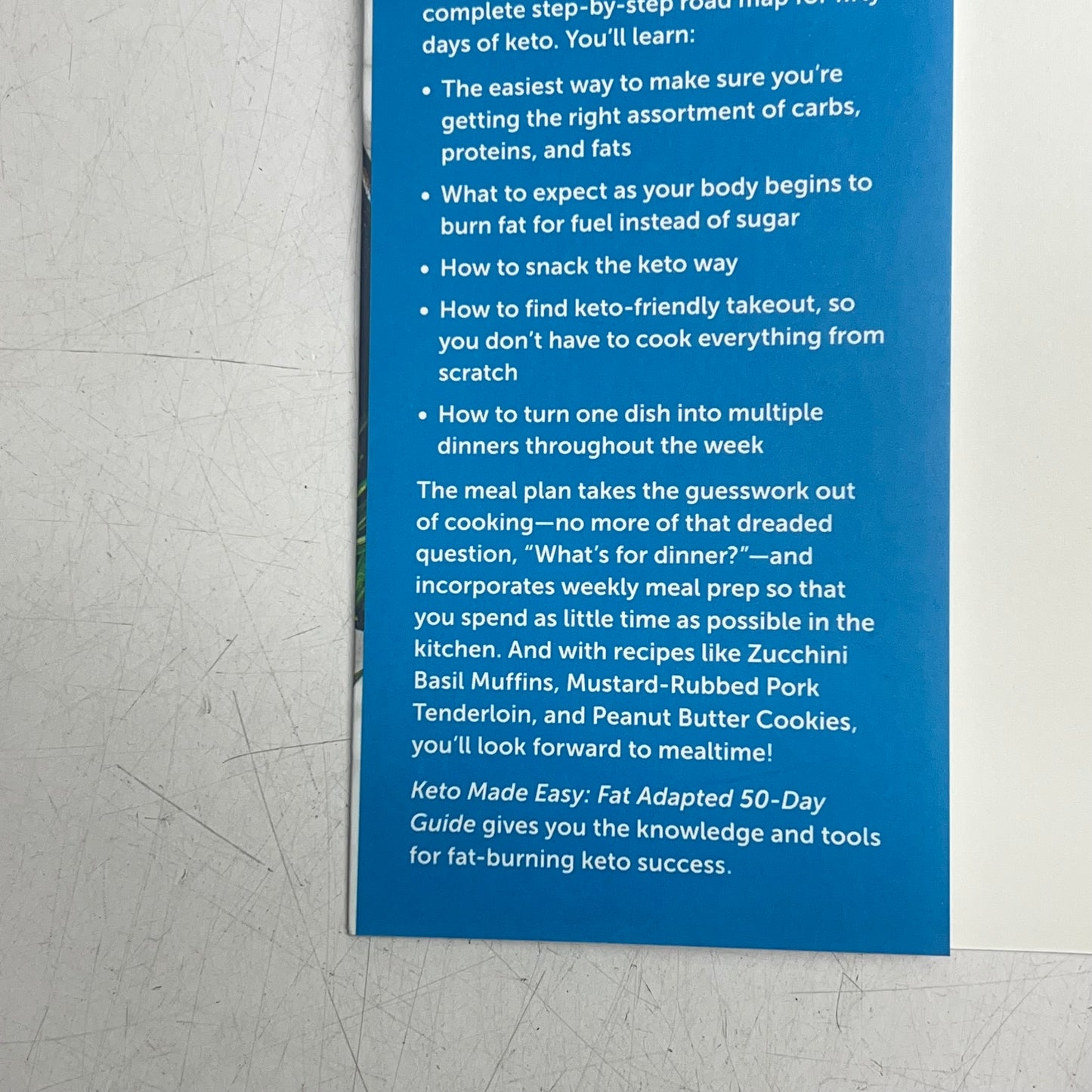 KETO MADE EASY Fat Adapted 50-day Guide by Megha Bardot & Matt Gaedke Paperback