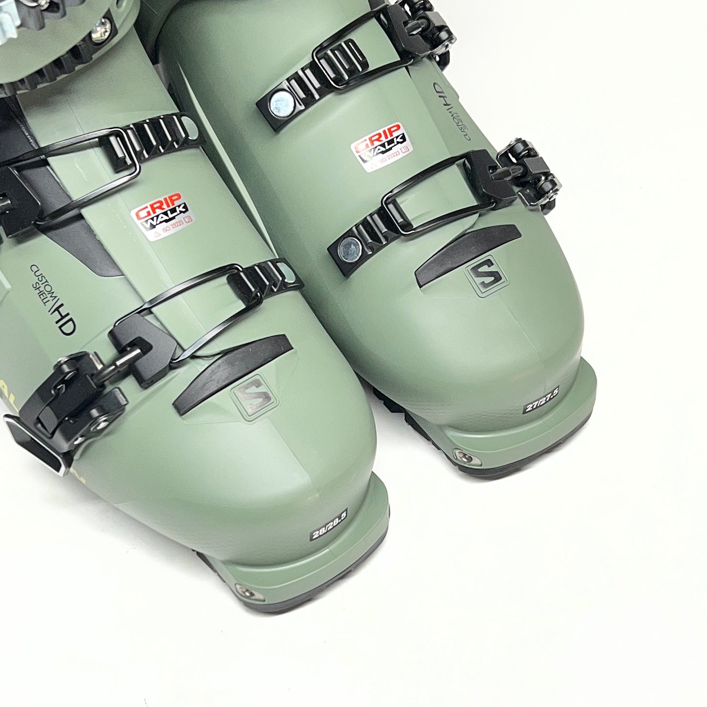SALOMON Shift Pro 100 at Gw Ski Boots Men's Sz 27 Oil Green SASP1MOGP10044