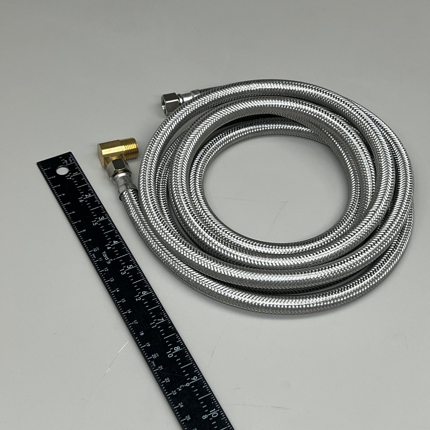 HIPPOHOSE Dishwasher Supply Lines Stainless Steel Female/Male Connections 10ft X002GY591J