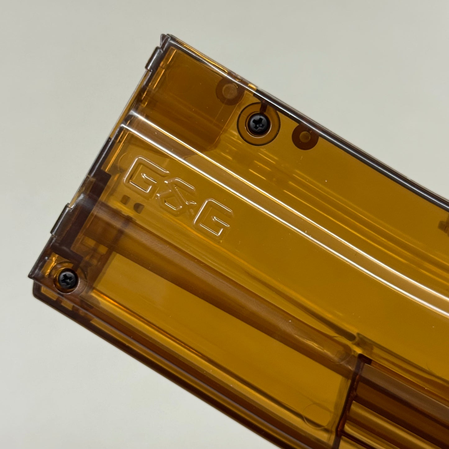 G & G ARMANMENT BB Loader Magazine Style 420 Rounds Transparent Brown G-08-100-1