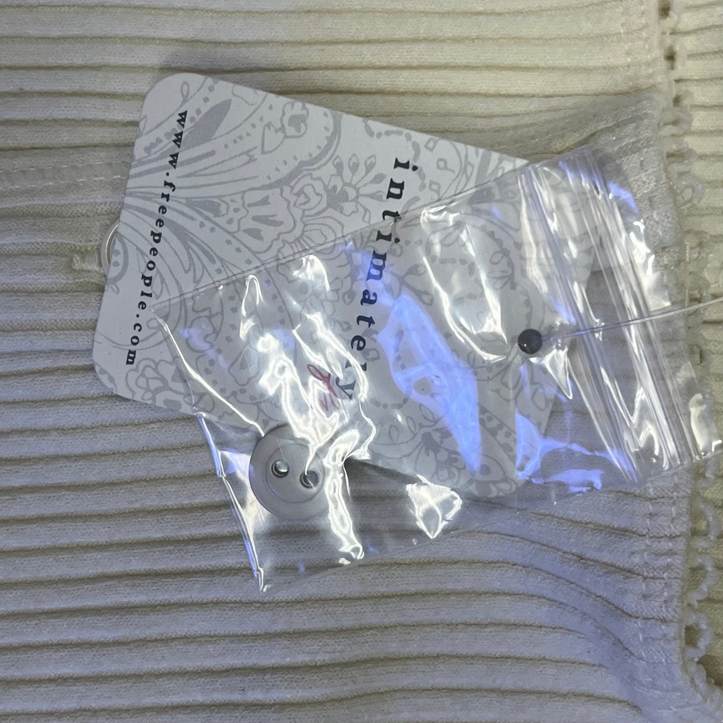 FREE PEOPLE Ribbed Cap Sleeve Most Wanted Cardi Women's Sz XS Ivory 92736032