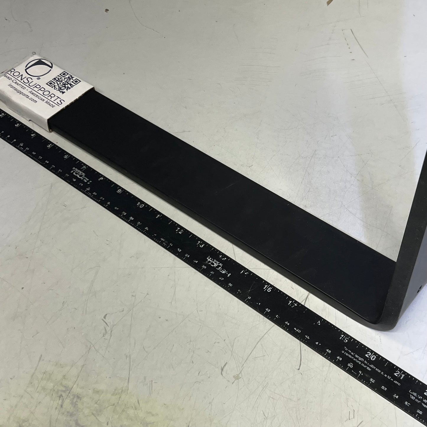 IRONSUPPORTS Standard Front Mount Countertop L Bracket Sz 14" x 20"