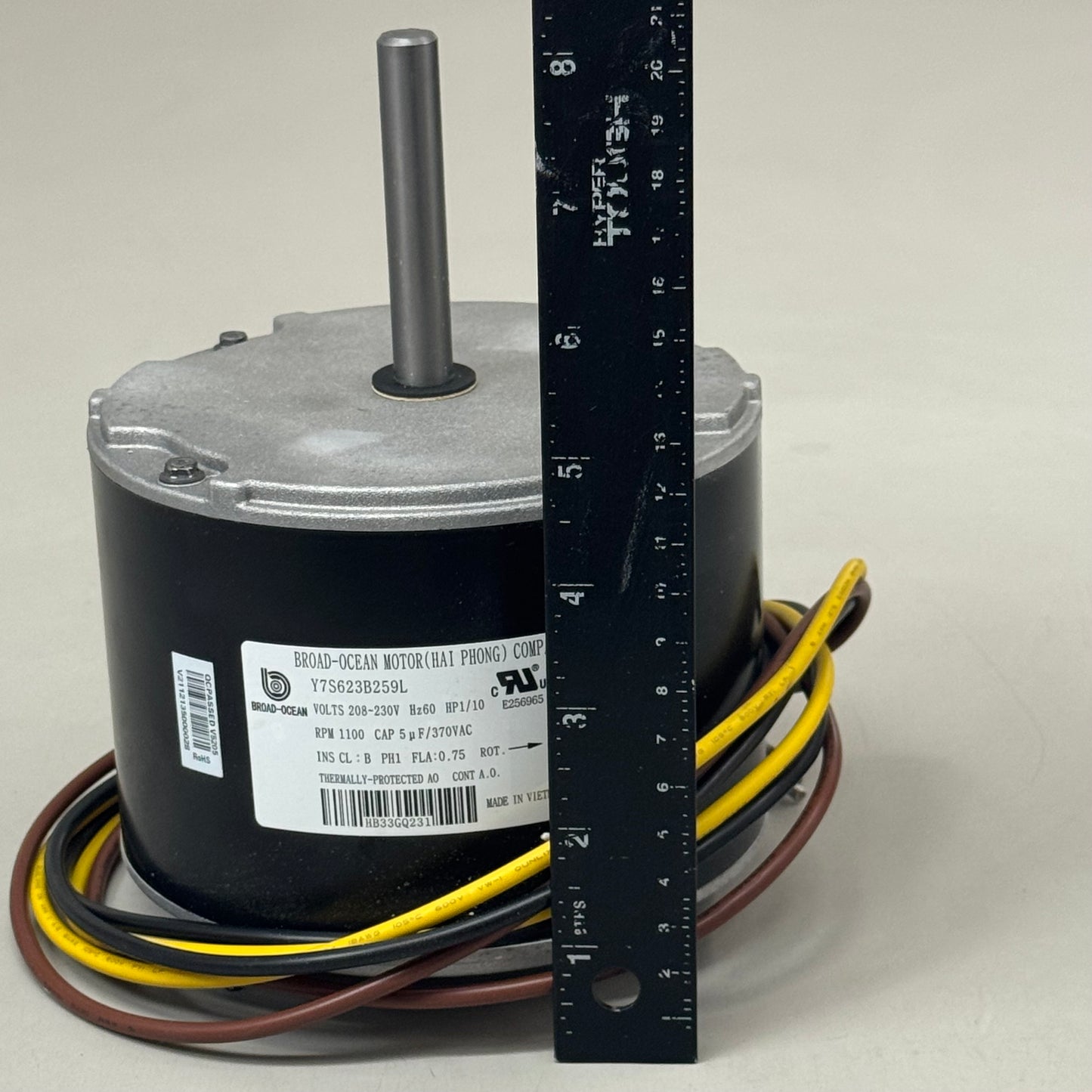 ICP BROAD OCEAN Fan Motor 12lbs 1191327
