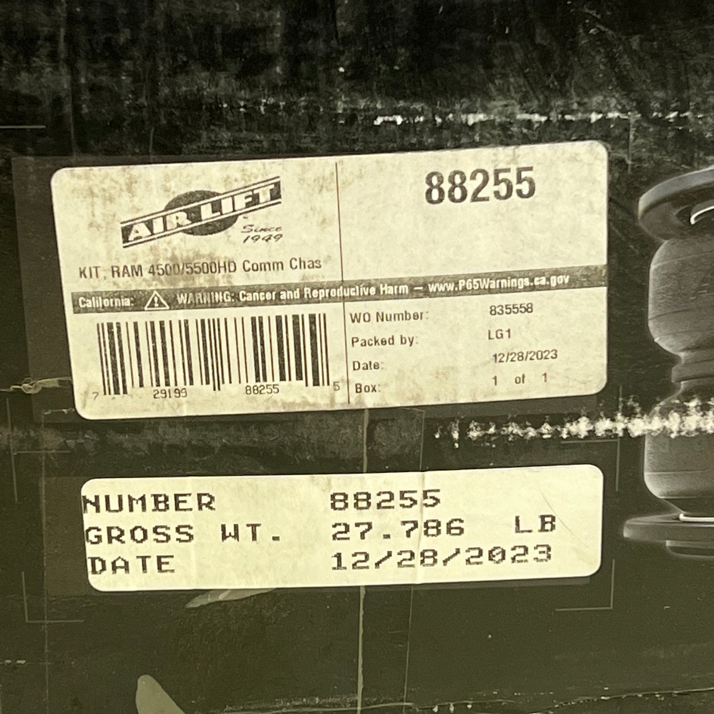 AIR LIFT 5000 Ultimate Adjustable Air Springs Kit up to 5,000 lbs Black 88255