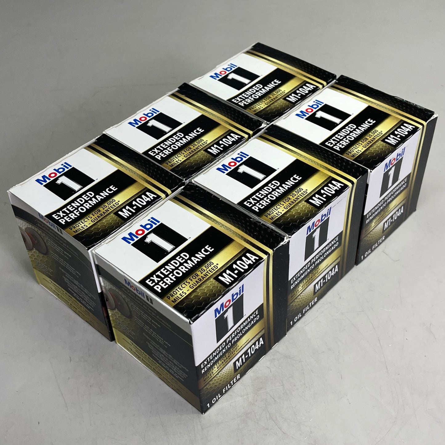 MOBIL 1 (6 PACK) Oil Filters Extended Performance 20000 Miles Hyundai M1-104A