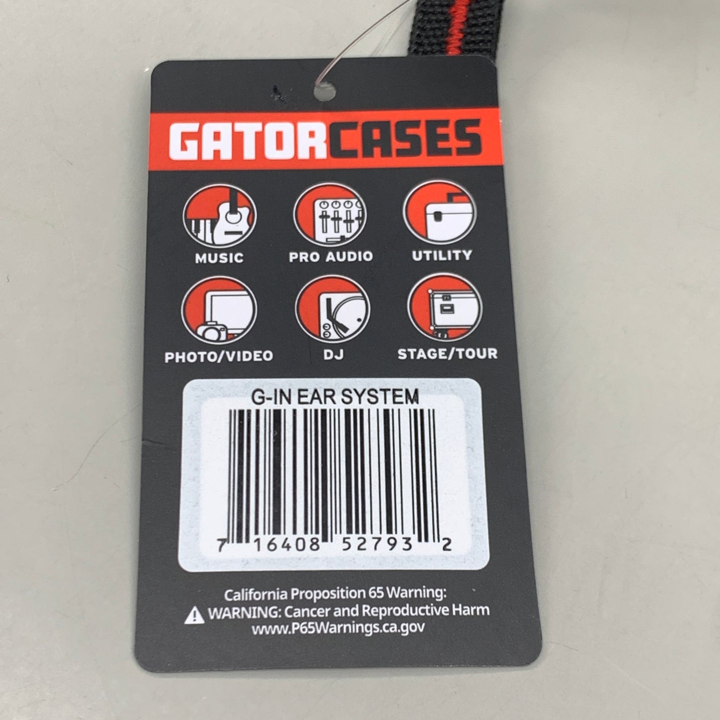 GATOR IEM System Bag G-IN EAR SYSTEM