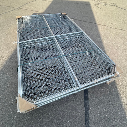 UNKNOWN Plain Kennel Panel 10'x6' Galvanized Steel 328209CH