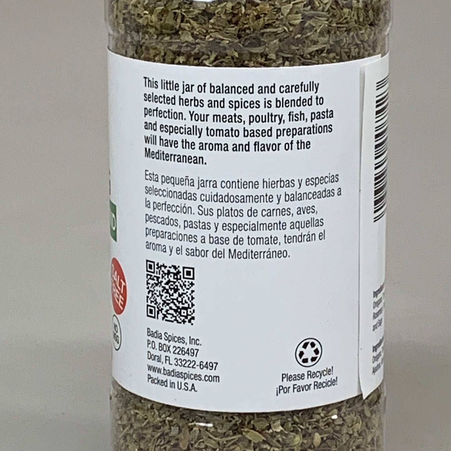 BADIA (6 PACK) Gourmet Blend Italian Seasonings Mediterranean BB 09/29 1.25 Oz