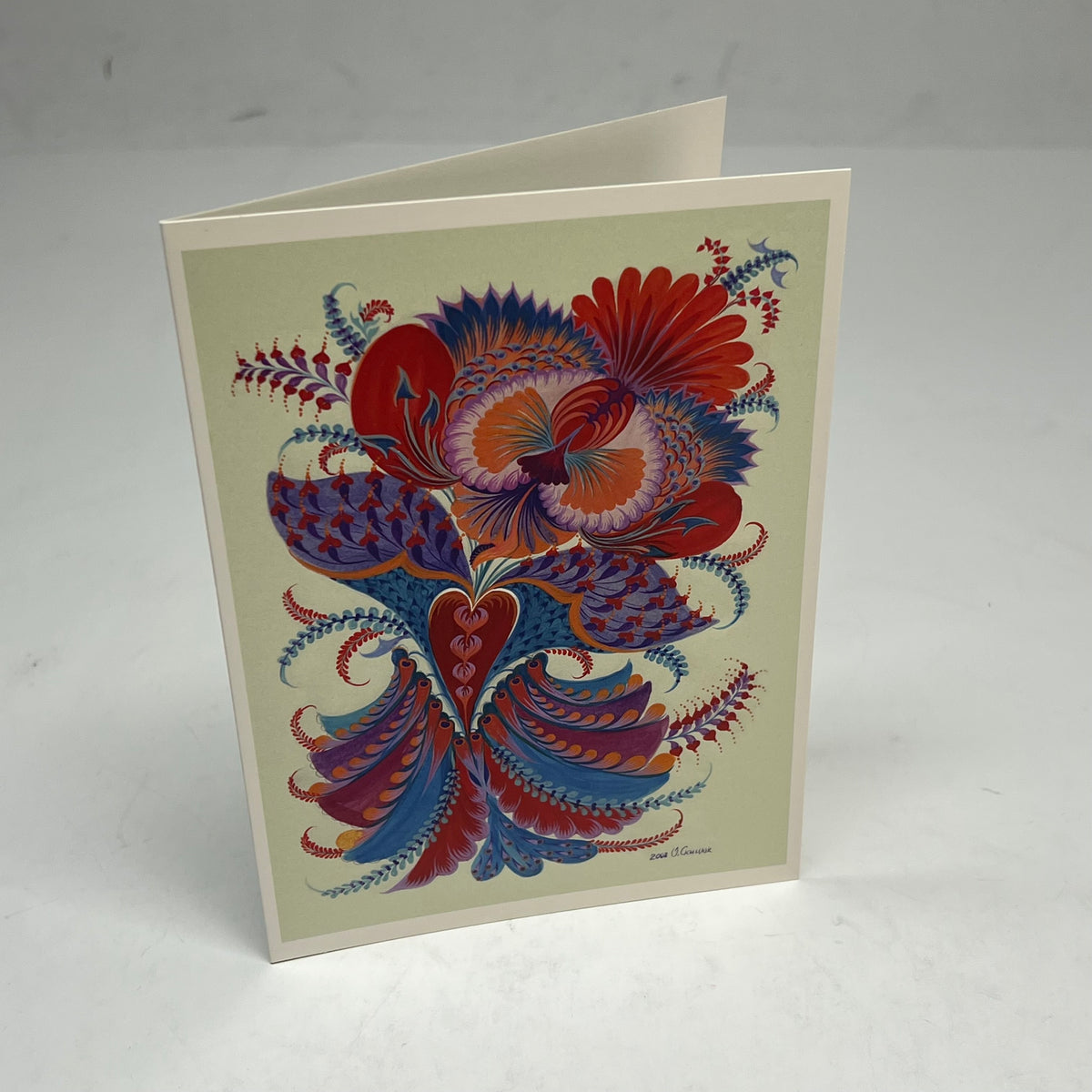 POMEGRANATE (20 PACK) Flora Fantastica Notecards W/ Envelopes  4x6" BX014
