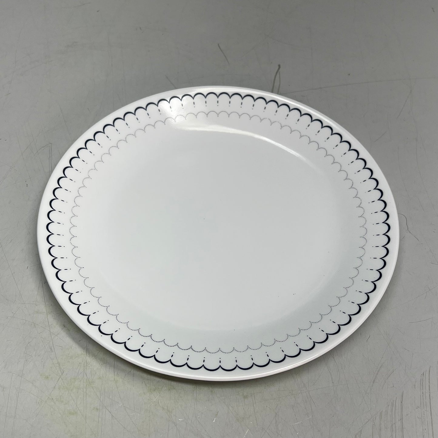 ZA@ CORELLE (18 PIECE SET) Caspin Lace Dinnerware Set Serves 6 People White 1147837