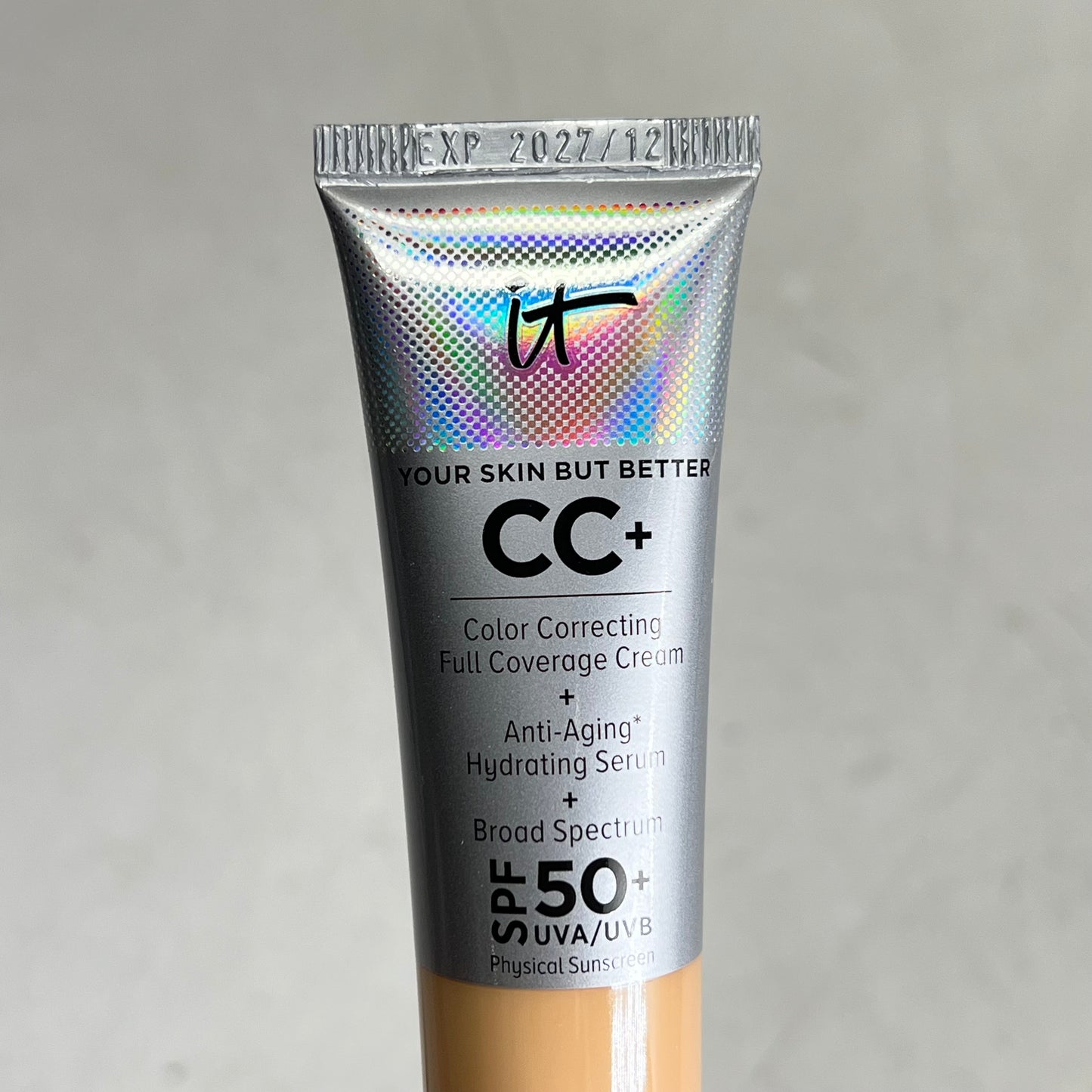 IT COSMETICS Cc+ Full-coverage Foundation w/ Spf 50+ 1.08oz Medium Tan BB 12/27