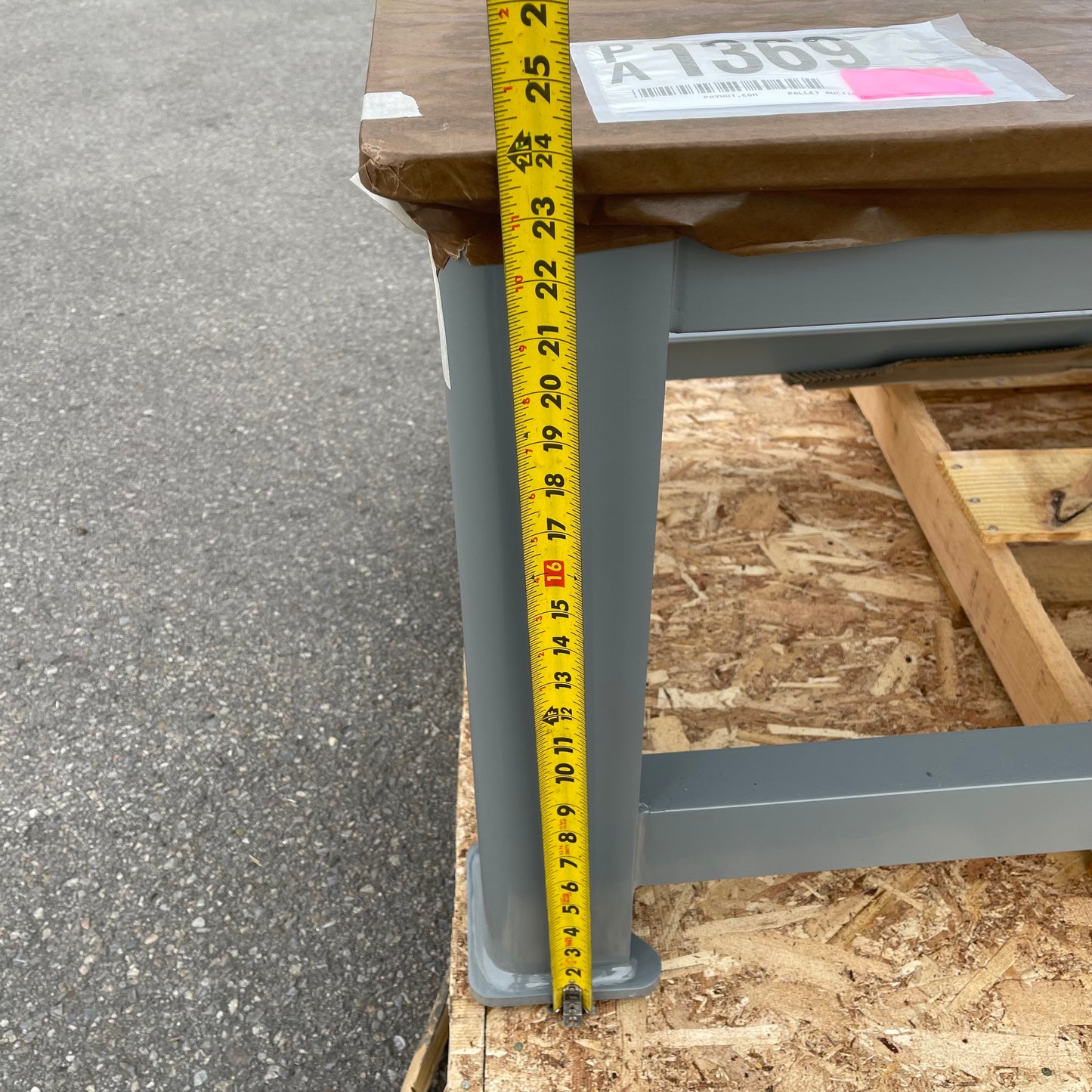 ZA@ Pallet of BRUTE MACHINE BASES Heavy-Duty Work Table 72”x30”x24” ~680 lbs Steel (AS-IS)