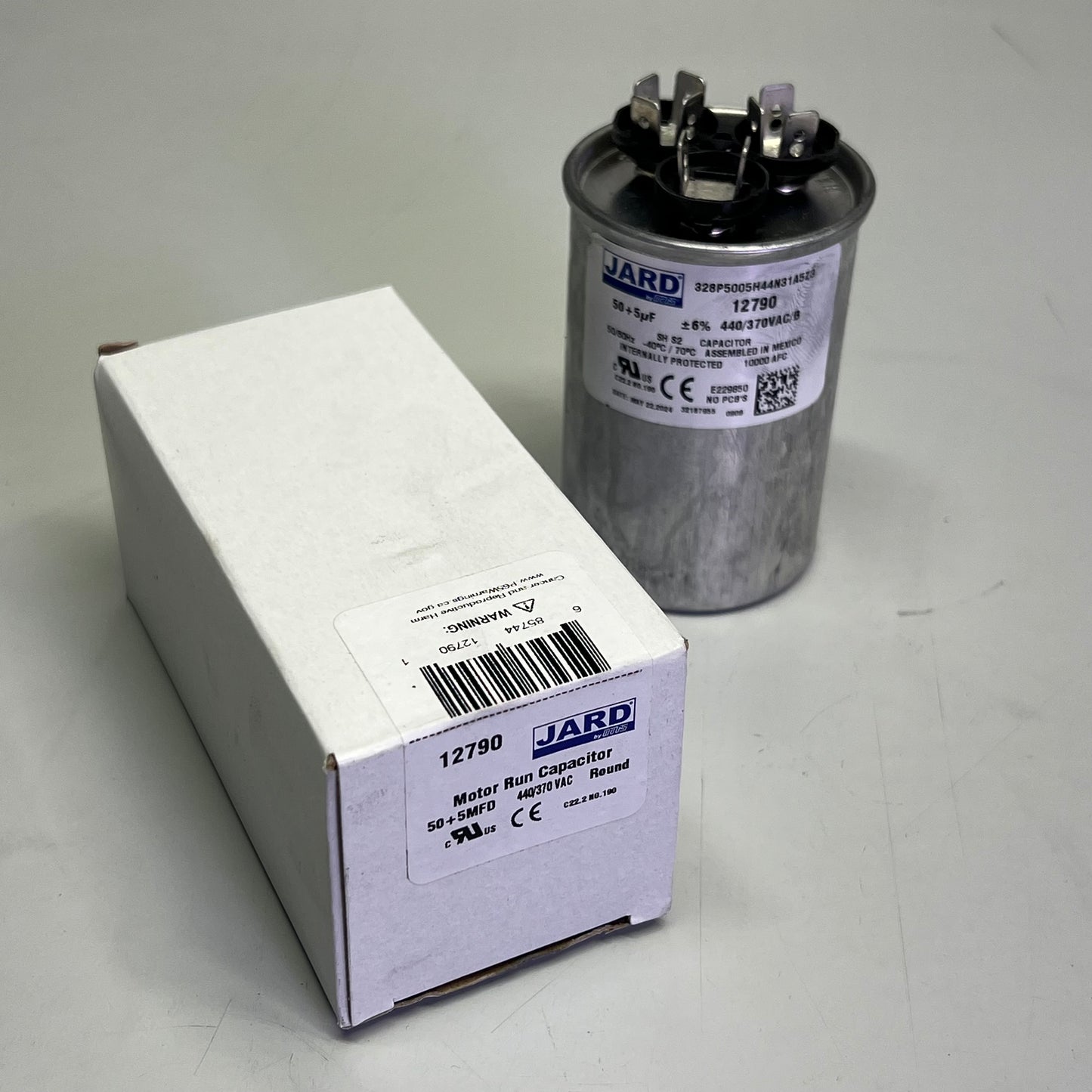 ZA@ MARS (2 PACK) Motor Run Capacitor 440/370 VAC Silver 12790