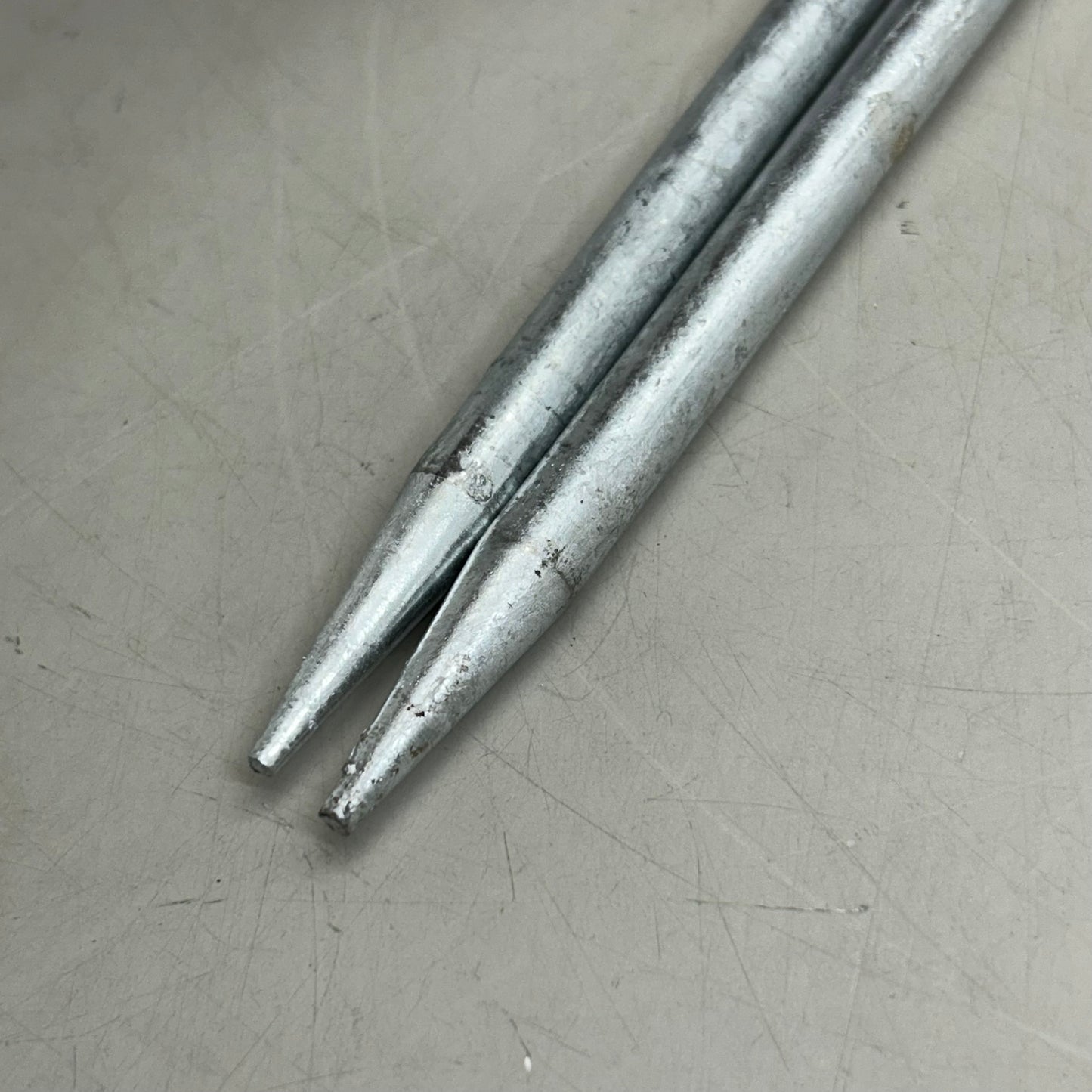 (Pack Of 4) Galvanized Landscape Spike Nails  20" Overall Length Chrome